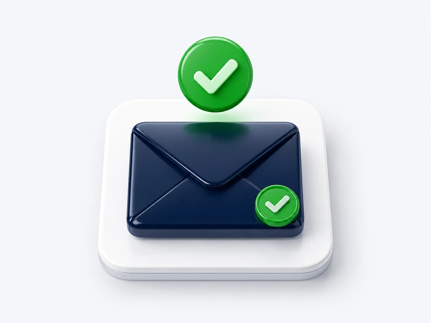 Email verifier tool showing a verified email address result with a green checkmark