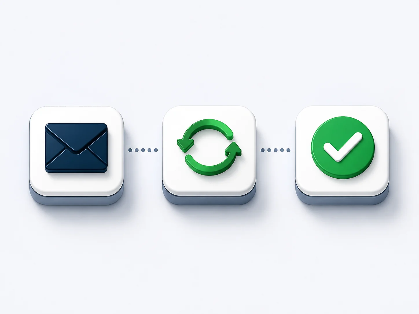 Three-step process showing how to verify email address with the email verifier tool